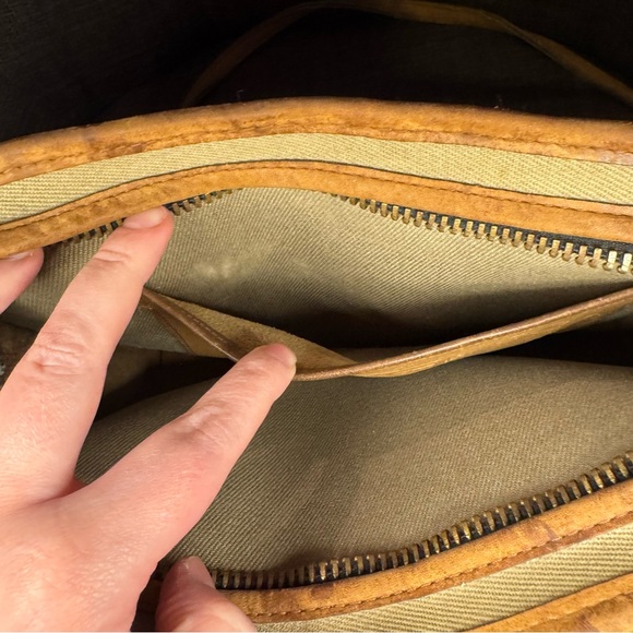 COACH RARE Vintage Coach Skinny Flight Satchel Twill NYC with Hang Tag - Picture 12 of 15